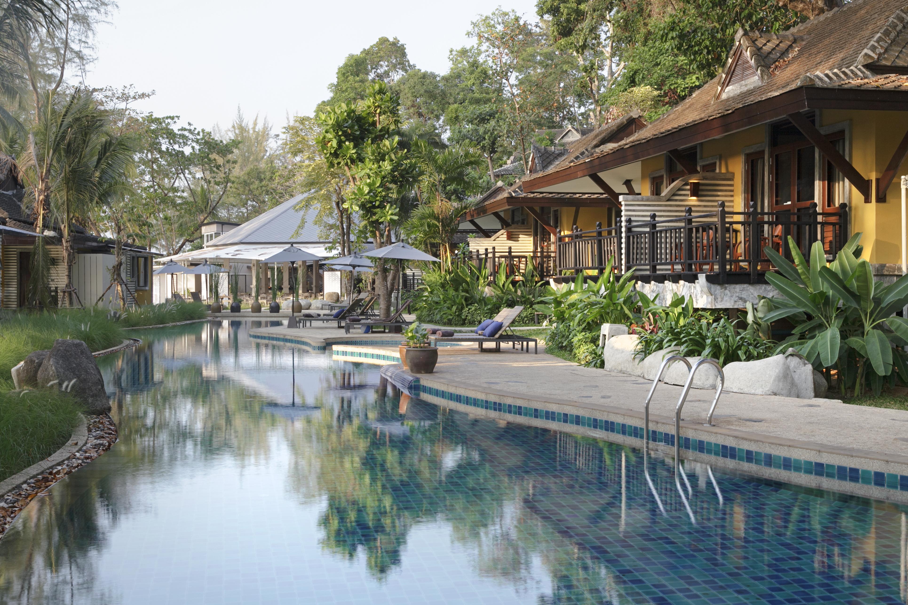 Moracea By Khao Lak Resort Exterior foto The resort's pool